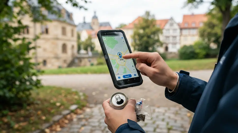 Symbolbild: TrashHunter-App in Jena: Digital gegen wilden Müll
